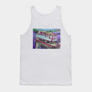 Watercolor Sketch - 70 Issaquah Dock, Sausalito, California 2013 Tank Top